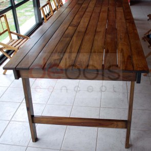 mesa rebatible en madera de timbo